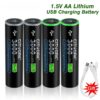 WAKAILONG USB-C Rechargeable Lithium Batteries | 1.5V AA (3800mAh) & AAA (3000mAh) | Ultra Fast Charging